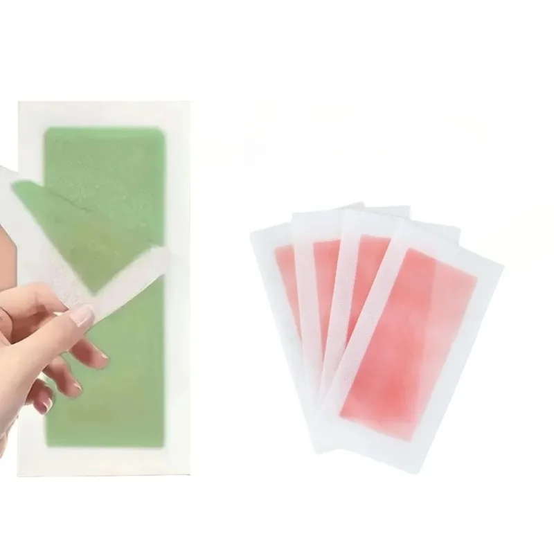 Depilatory Cold Wax Strips Body Hair Removal Wax Paper For Face Neck Arm Leg Beauty Hair Remover Tools - view 6