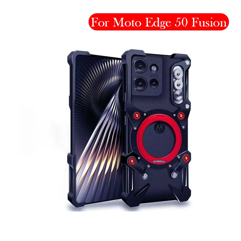 

Магнитный чехол для MOTO EDGE 50 FUSION, задняя крышка с рассеиванием тепла