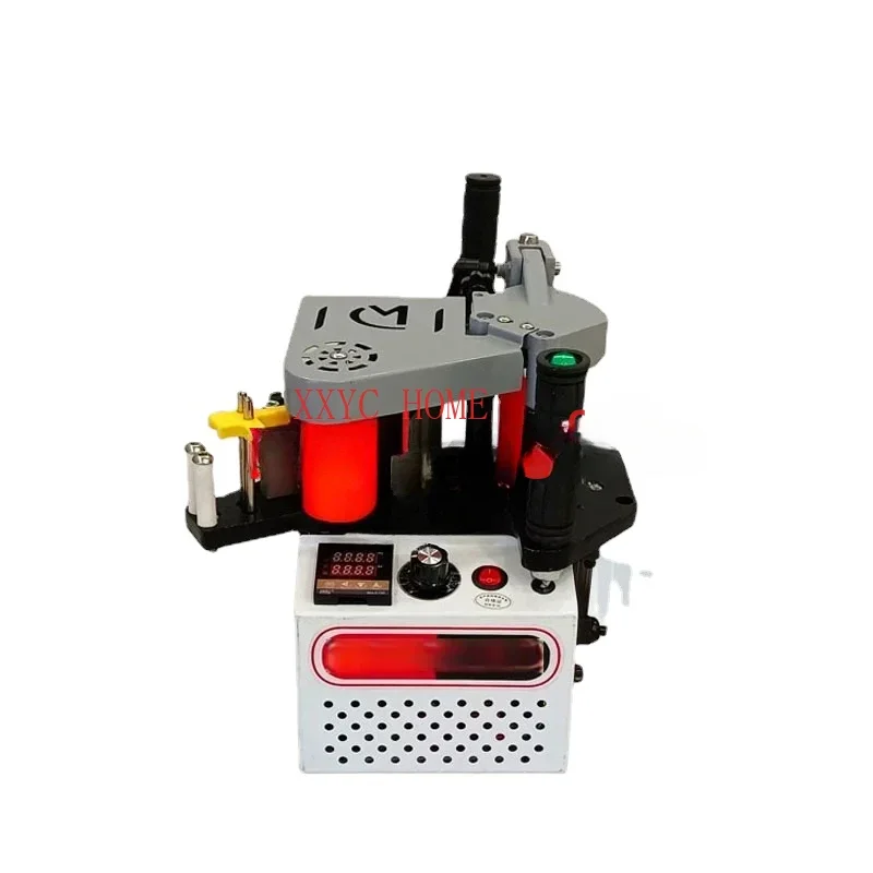 1200W Small Manual Edge Banding Machine Double Side Gluing Portable Edge Bander Woodworking Equipment 220V