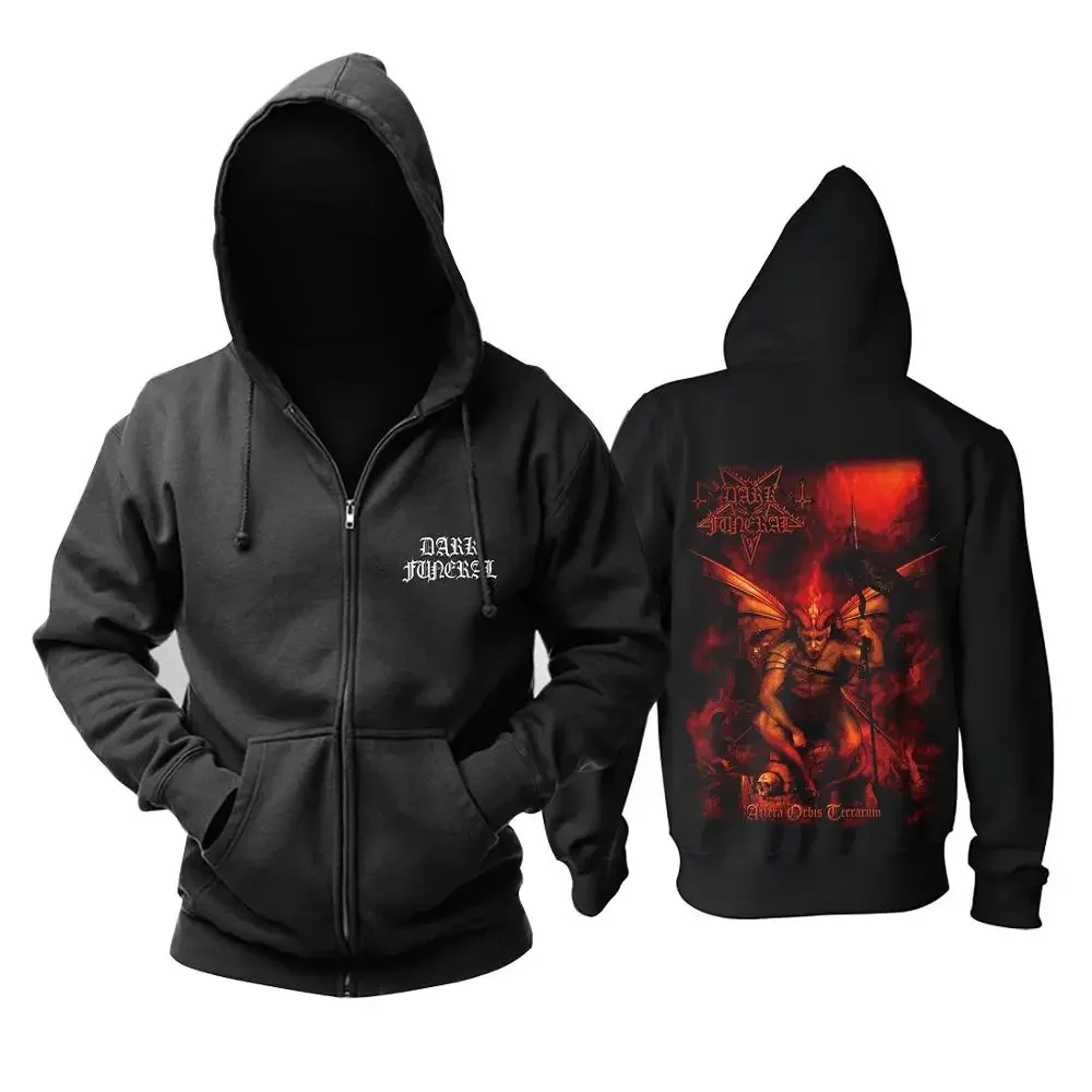 Black Metal Dark Funeral Hoodie Sweatshirts Men/women Hip Hop Streetwear Hoody Tops Harajuku Styles Oversized Hooded Clothing