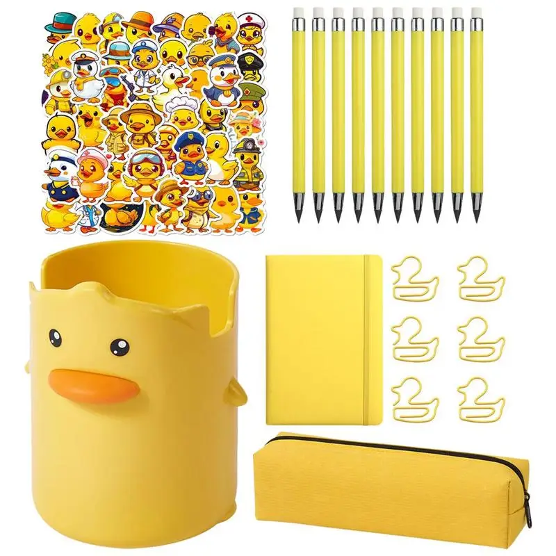 

Students Cartoon Stationery Complete Stationery Cartoon Set For Children Primary School Children's Writing Pencils With 50pcs