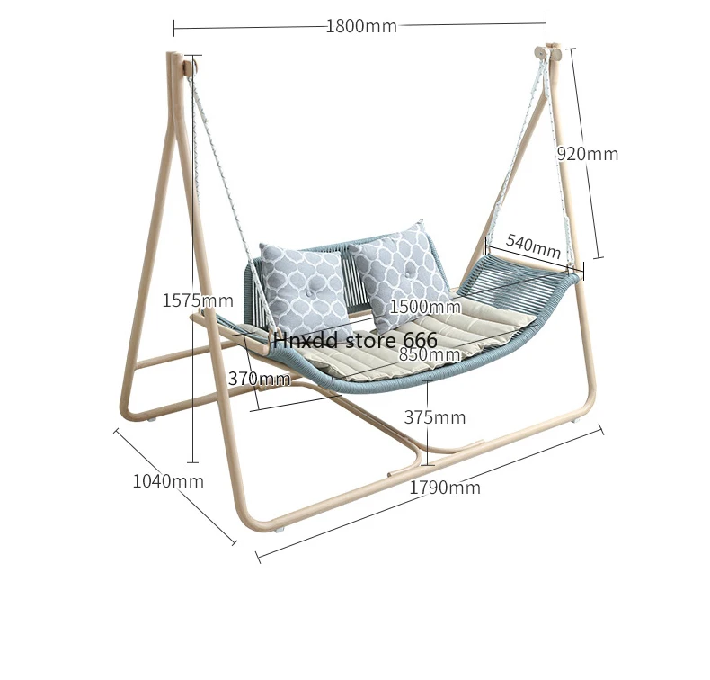 Double swing silent no abnormal sound indoor hanging chair