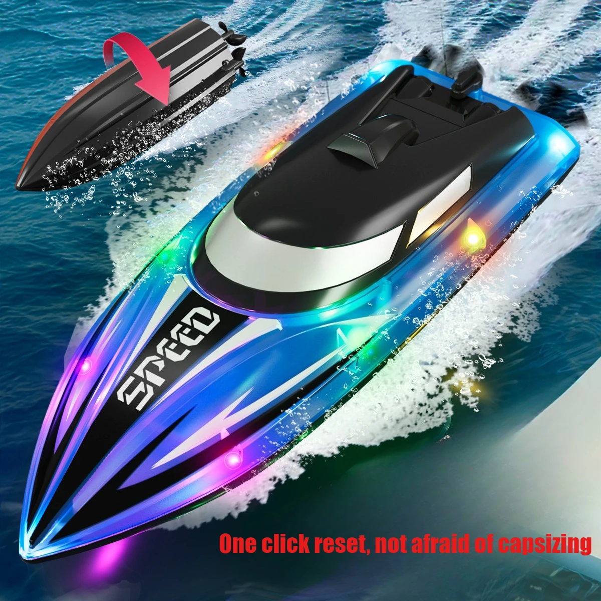대형 RC 선박 충전 원격 제어 스피드 보트 시뮬레이션 고속 물 어린이 장난감 보트 모델 소년 선물 물 경주 보트