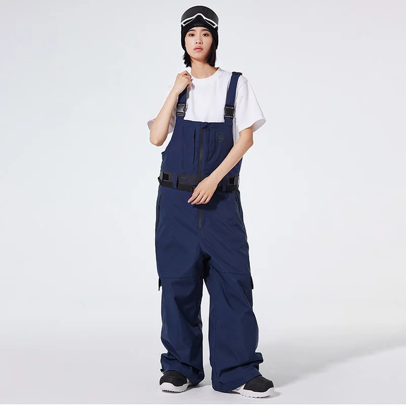 

Мешковатые брюки для катания на лыжах для мужчин и женщин, зимние уличные теплые ветрозащитные свободные лыжные брюки, водонепроницаемые женские брюки для снега, сноуборда, одежда