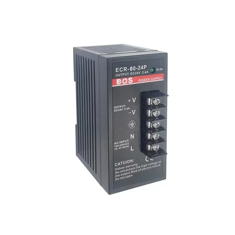 Din Rail Switching Power Supply Transformer Input AC100-240V 50C/60HZ Output DC24V 60W/24V/2.5A