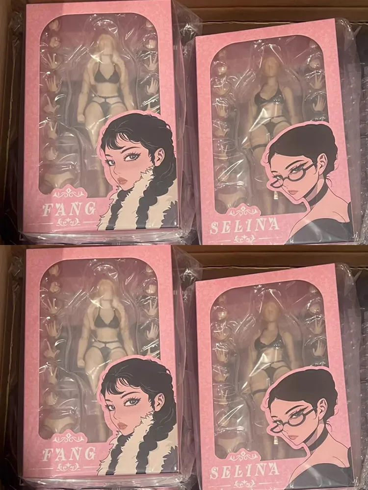 

NOTTAA Pale Yellow 1/12 NT-04 Fang Selina Female Soldier Articulated Joint Body Model Toys Accessory for 6" Action Figure Decors