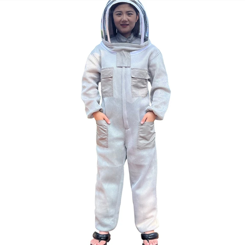 3D Air Cotton Bee Suit Anti-bee, Honey-taking and Bee-breathing Special Thickening Full Set of One-piece Anti-bee Suit Full Set