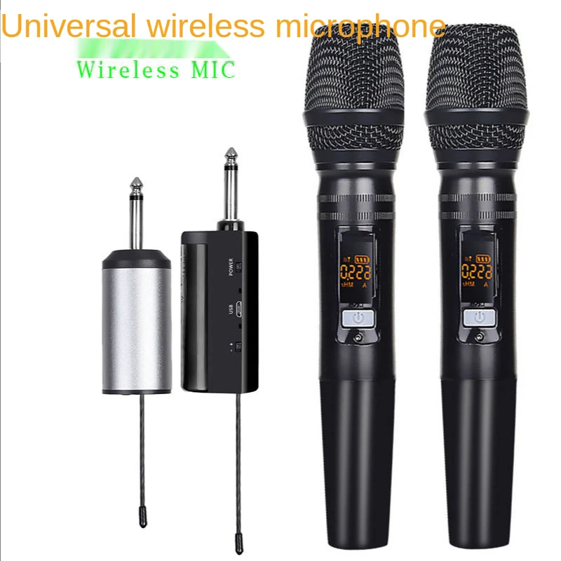 

Universal UHF Wireless Microphone for Live Broadcast Karaoke Outdoor Audio Conference Interview Stage Performance Microphone