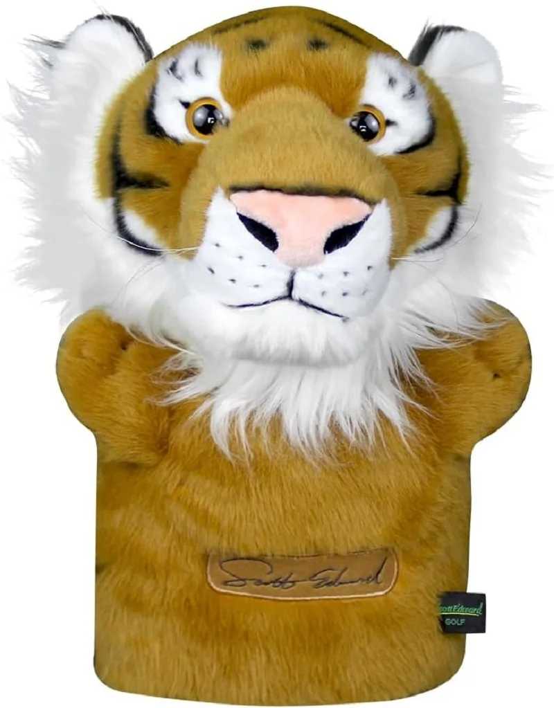 Scott Edward Animal Zoo Golf Driver Wood Covers, Fit Drivers and Fairway, Lovely Tiger, Funny and Functional