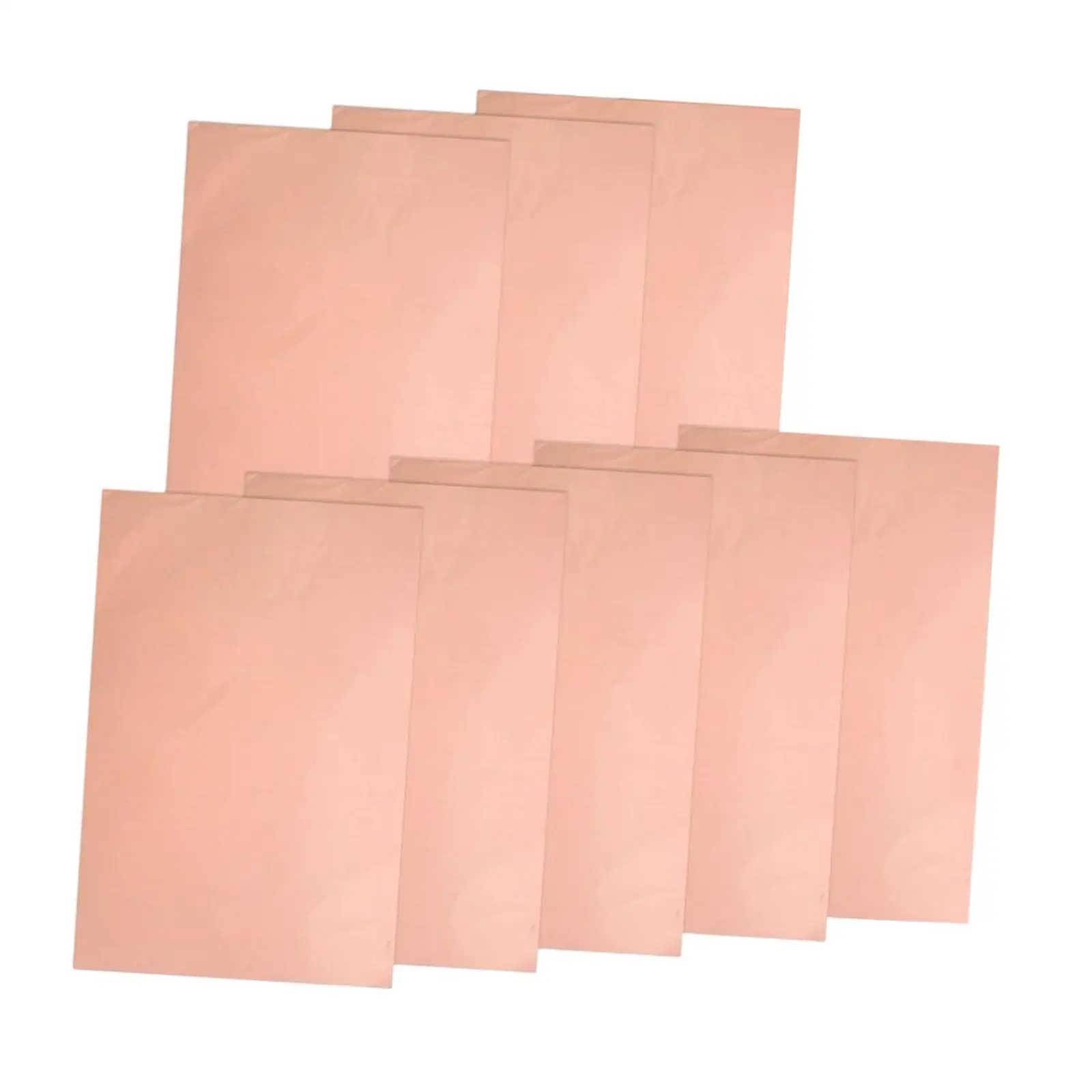 8x Metallic Cardstock Paper Sheets Foil Board 8