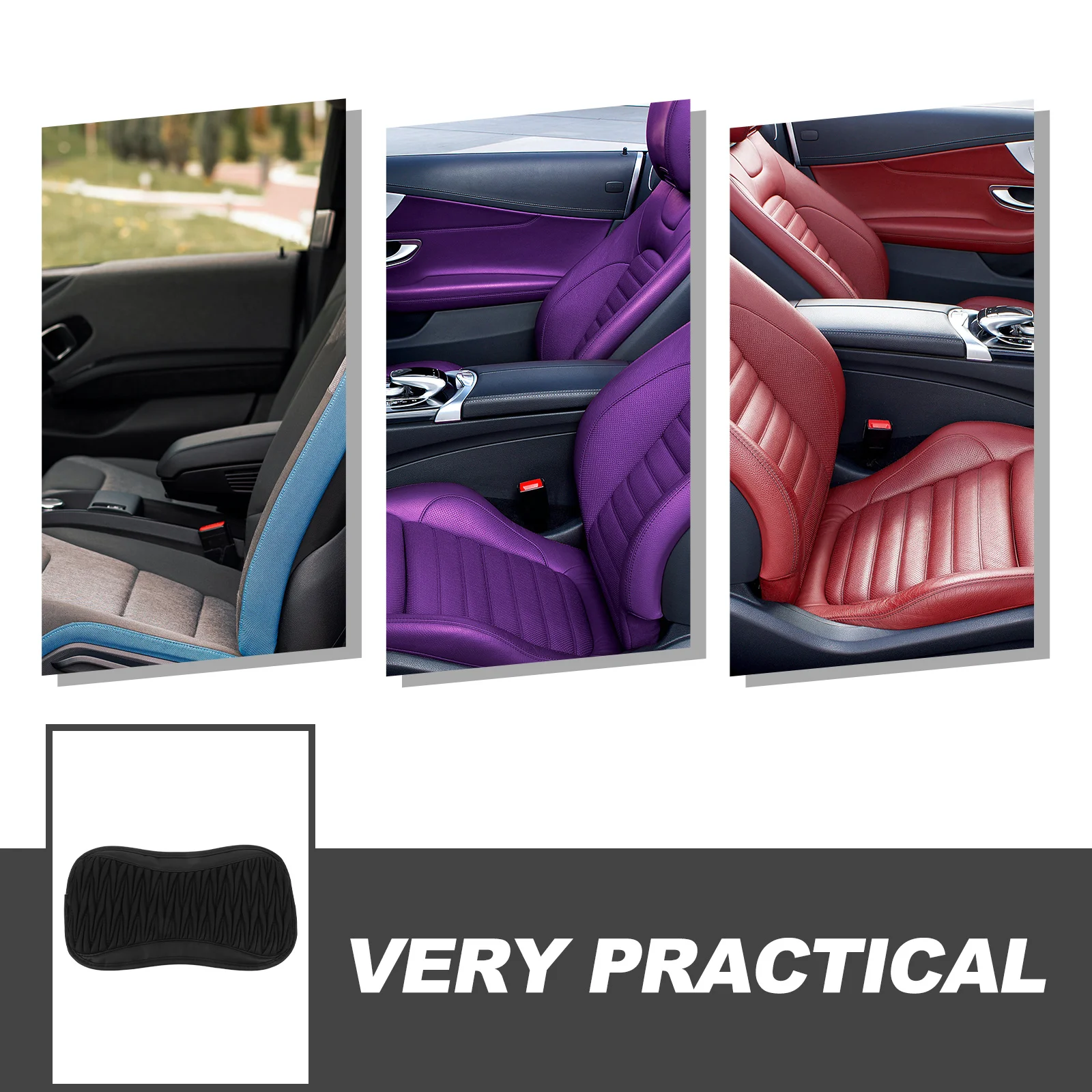 

Car Armrest Pad Elevated Height Faux Center Console Cushion Comfortable Automotive Armrest Box Pad Car Driving Accessory