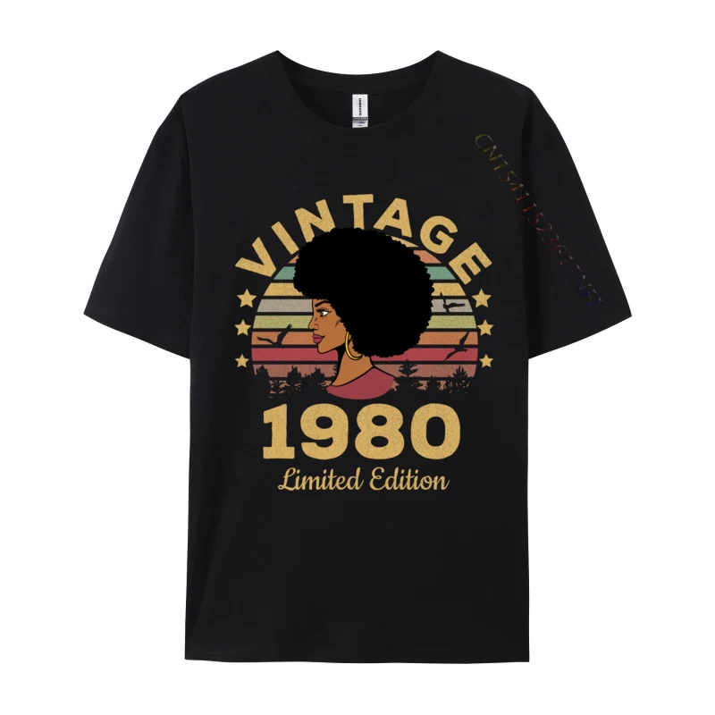 Vintage 1980 Made In 1980 41st Birthday 41 Years 7 Tees Printed Plain 2024 Discount Cotton O-Neck Men T-Shirt Top T-Shirts