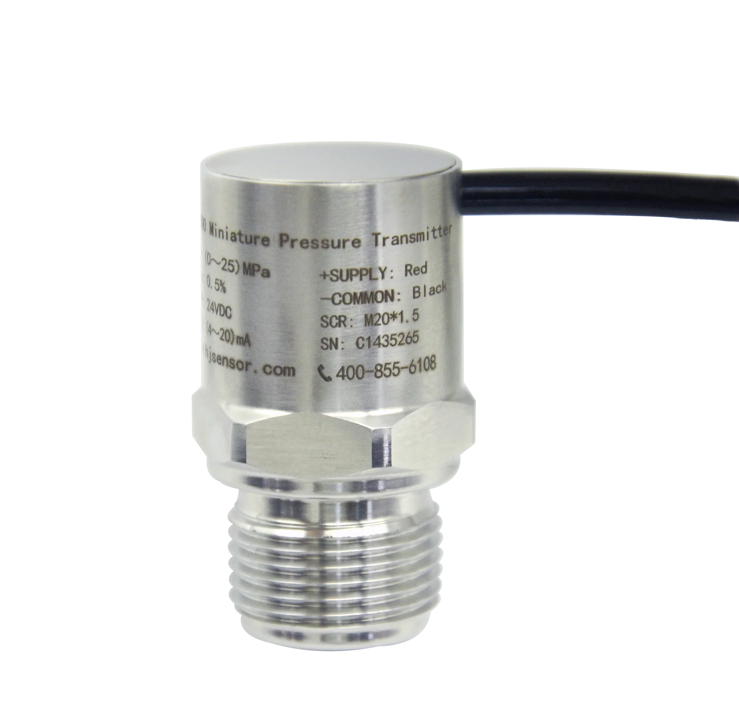 Low Consumption Compact Mini Size I2c Rs485 Voltage Output Iot Pressure Transmitter