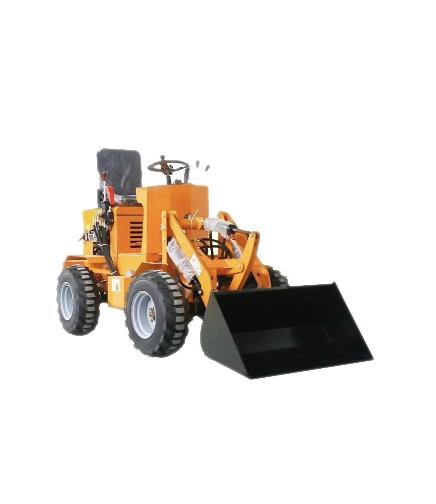Small four-wheel loaders for retail households with new 400kg capacity and 2.3m lift capacity engine gearbox as core component