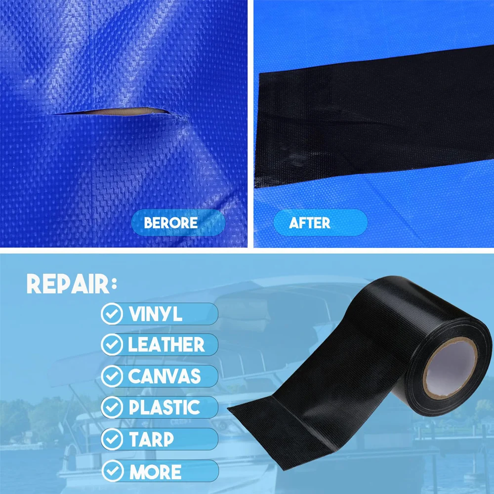 4.8cmx10M Camping Tent Repair Tape Strong Adhesive Waterproof Fabric Tape for Tent Boat RV Covers Awning Umbrella Outdoor Tool image 2