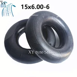 2PCS 15X6.00-6 정원 카트, 잔디 깎는 기계, 손수레, 제설기, 왜건, 카트, 핸드 트럭 등을 위한 교체 튜브