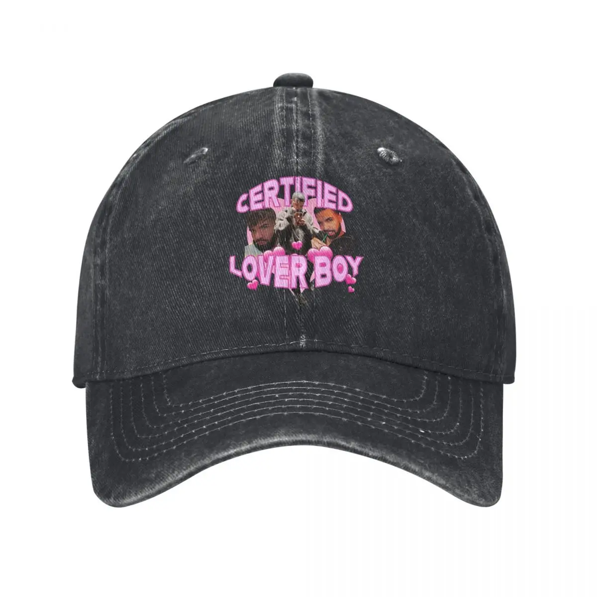 Washed Men's Baseball Cap BBL - Certified Lover Boy Trucker Snapback Caps Dad Hat Drake Golf Hats