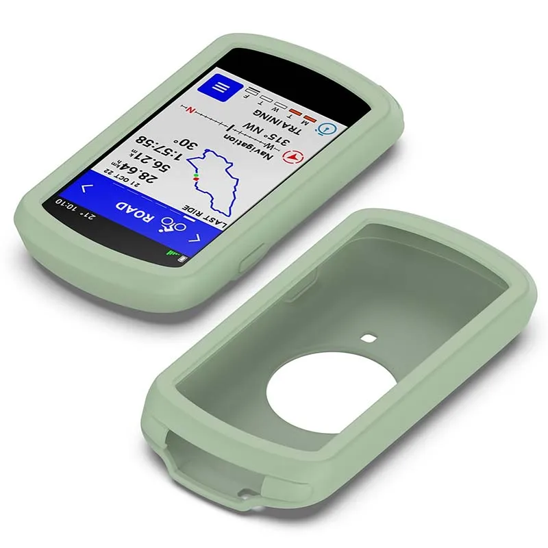 Liquid Silicone Case For Garmin Edge 1040 / Solar Bike GPS Speedometer Candy Plain Full Coverage Soft TPU Cycle Computer Shell