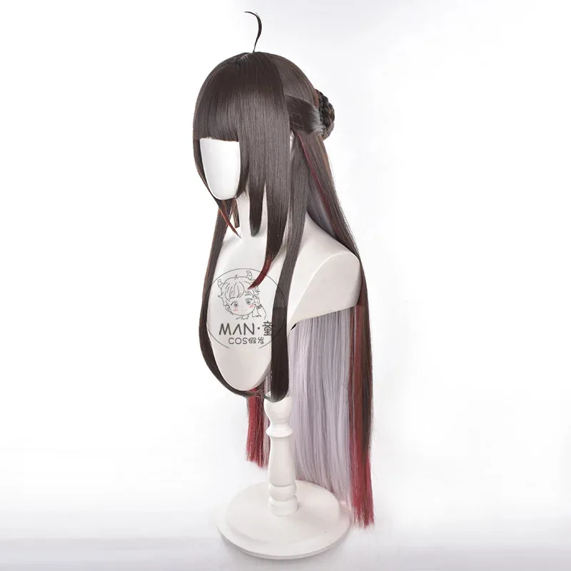 

Cosplay [Mantong] Star Dome Railway Spirit Sand Cos Wig Color Matching Gradient Long Hair Split Handmade Hair Bag