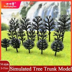 50pcs Simulation trunk model diy making model tree miniature trunk model building sand table train railway greening landscape