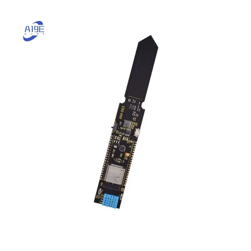 

A19E-ESP32 Модуль Bluetooth Модуль Wi-Fi Модуль температуры и влажности и модуль почвы Дистанционный монитор с держателем батареи 18650 Мод