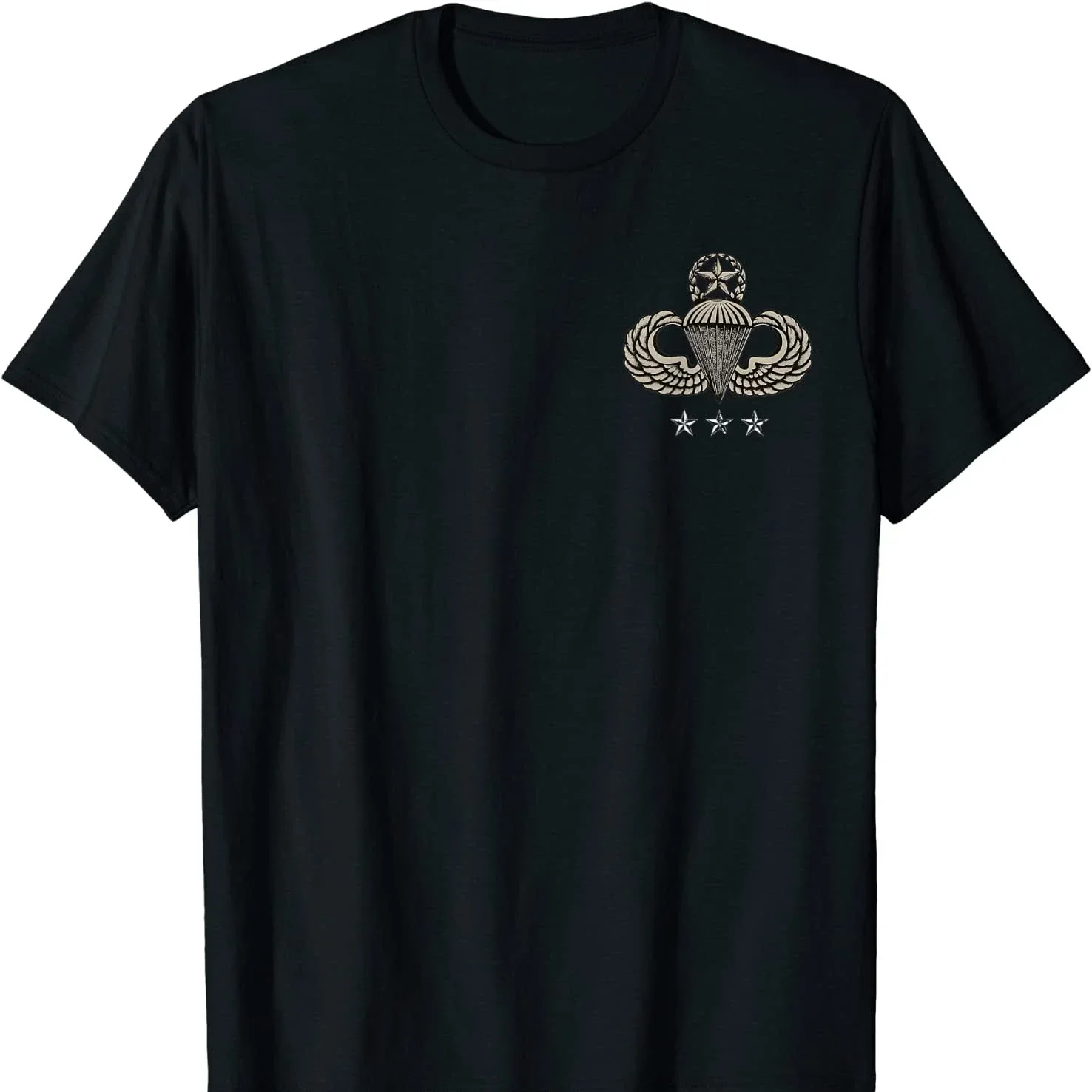 Vintage Airborne Paratrooper & Airborne Logo T-Shirt 100% Cotton O-Neck Short Sleeve Summer Casual Mens T-shirt Streetwear