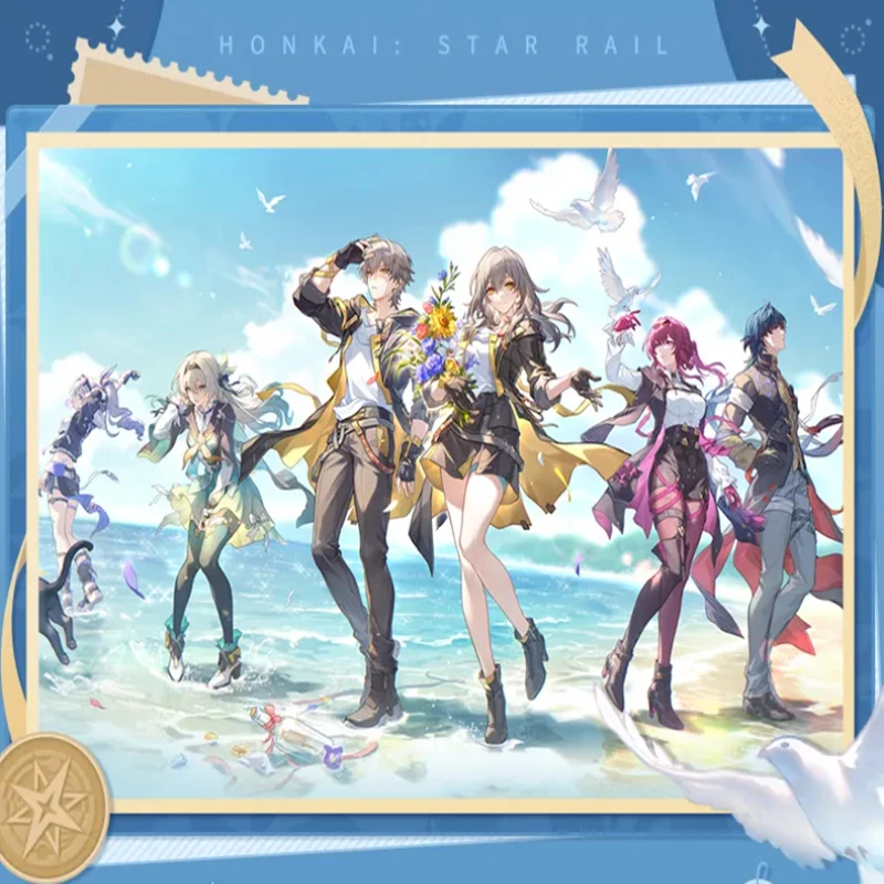 [Authentique] jeu miHoYo Honkai Star Rail célébration bénédiction série PET papier coloré Anime décoration Manga papier Cosplay cadeaux