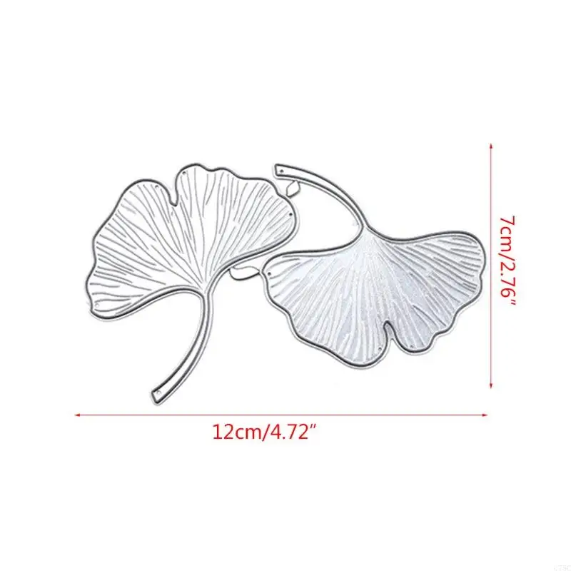 U75C Ginkgo Biloba 금속 절단 다이 스텐실 스크랩북 DIY 앨범 스탬프 종이 카드 엠보싱 장식