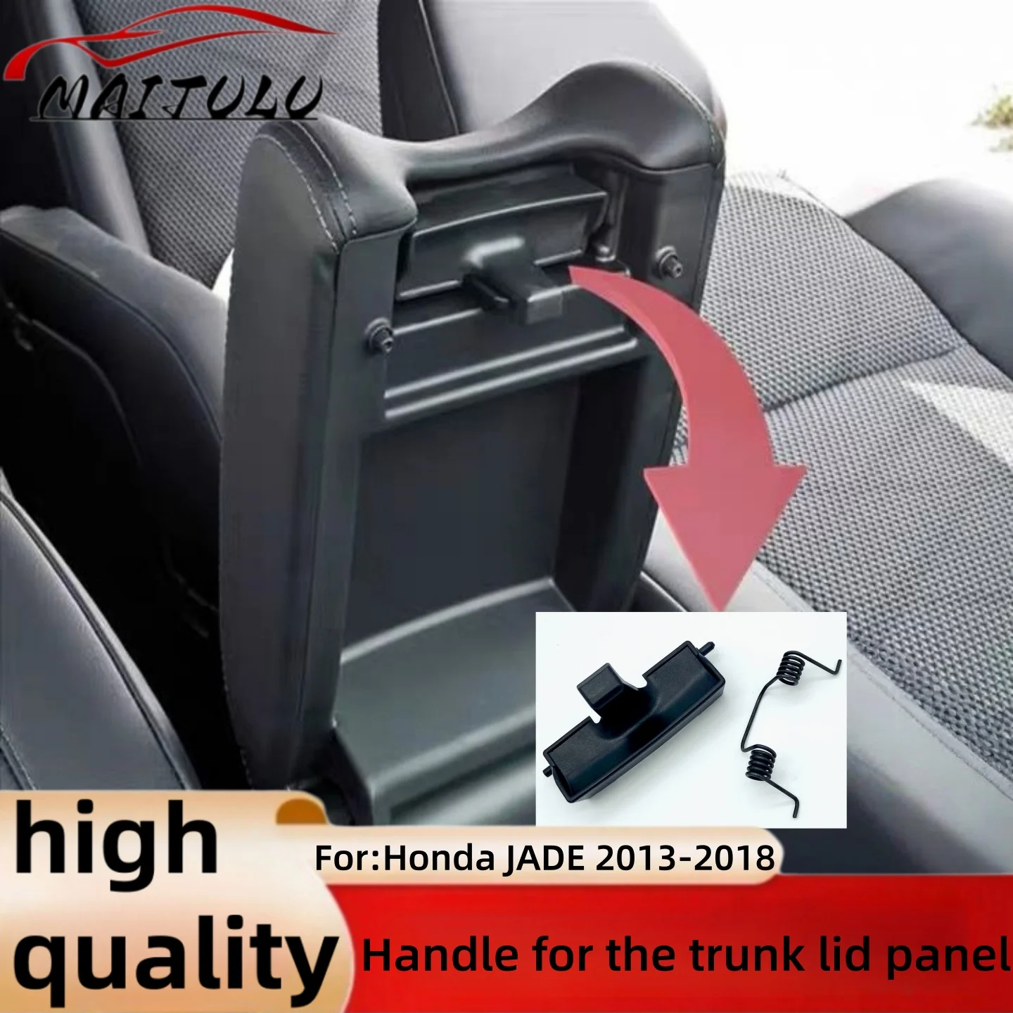 

for Honda JADE 2013-2018 Handle for armrest box cover plate Lock buckle Locking hook Armrest box switch