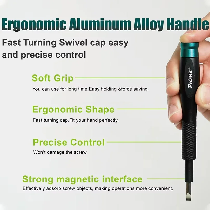 Pro'sKit SD-9376M 76 in 1 Precision Maintenance Tool Set Screwdriver Crowbar Tweezers for Electronic Device Repair Hand Tools