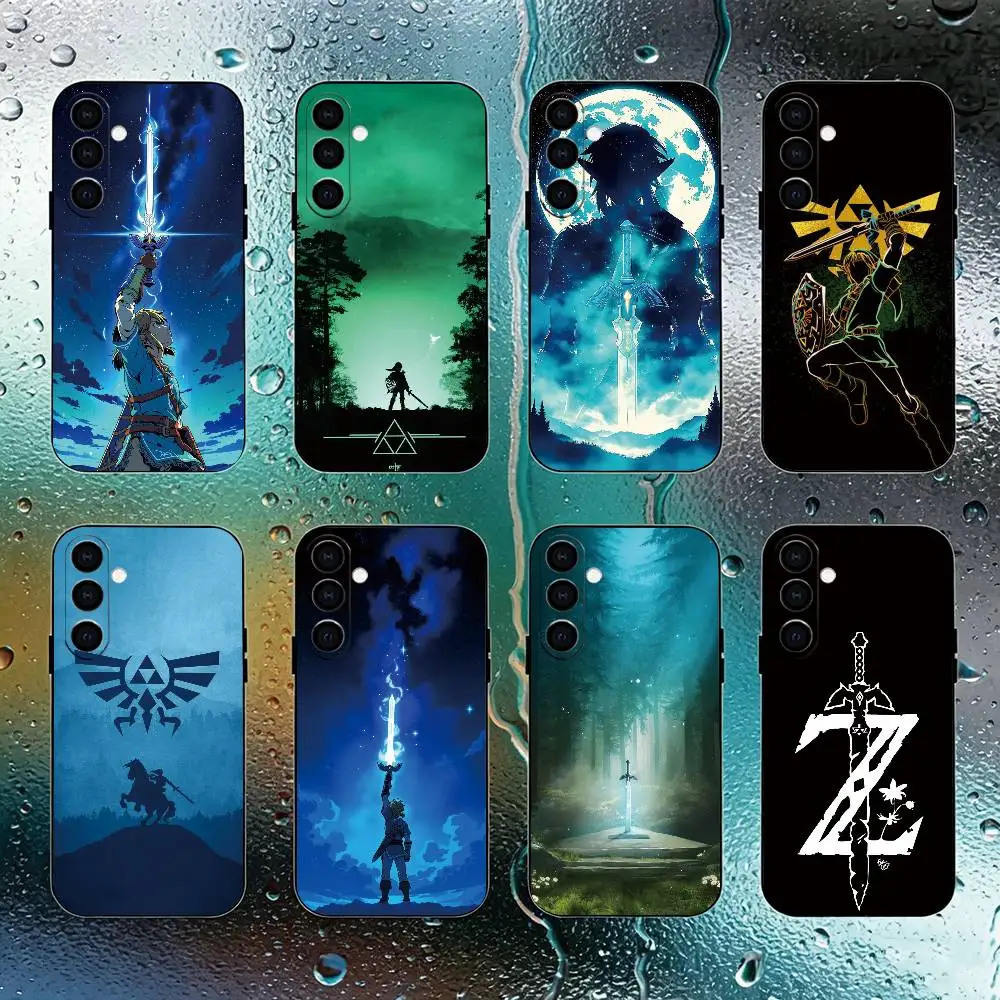 

The L-Legend of Z-Zelda Phone Case For Samsung Galaxy A73,A72,A71,A70,A53,A52,A51,Soft Silicone Black Cover