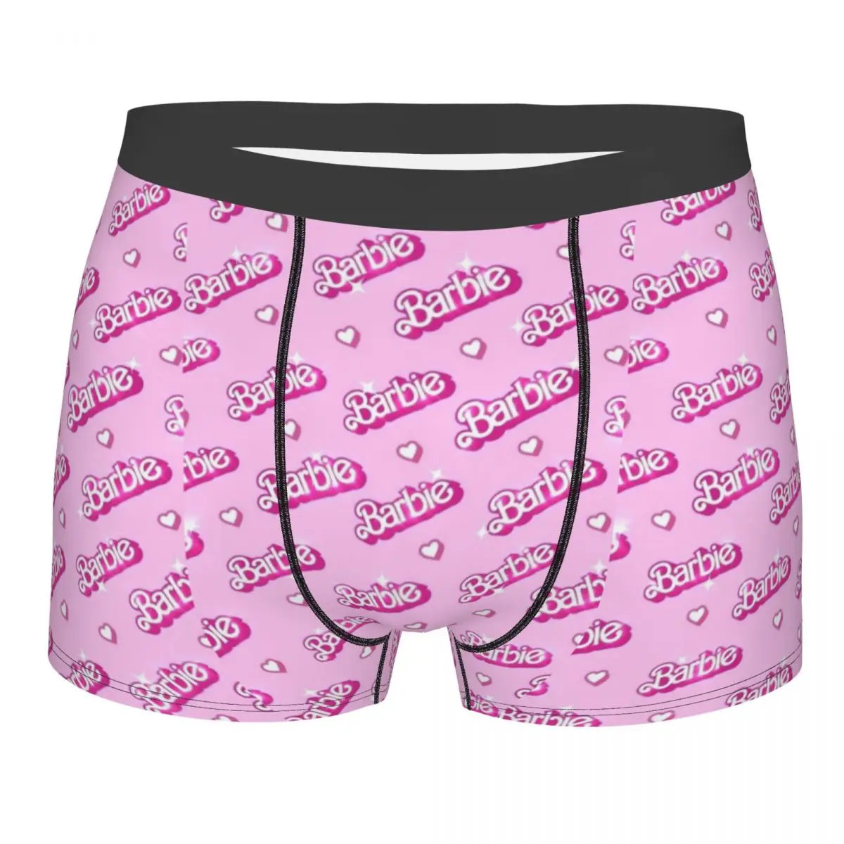 Custom Novelty Barbie Boxers Shorts Panties Men's Underpants Comfortable Briefs Underwear