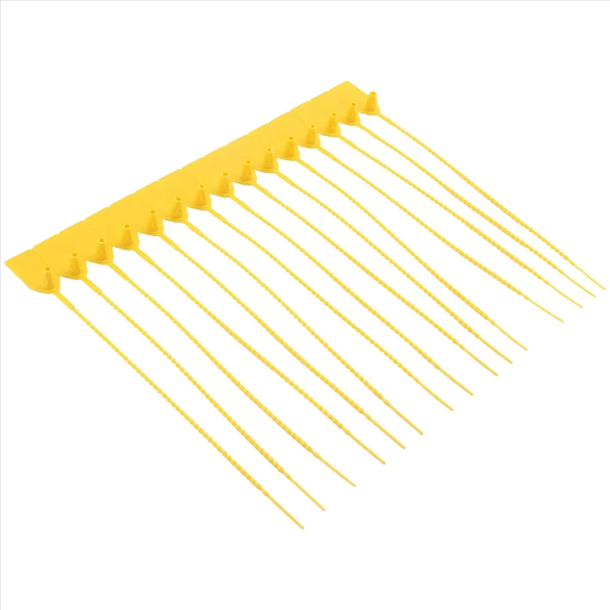 

100 Plastic Tamper Seals, Numbered Zip Ties Tags,Disposable Self Locking Signage for Fire Extinguish