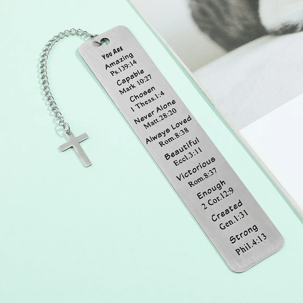 Personalized Book Mark Gift for Book Loves Collection for Good Friends Stainless Steel Metal Bookmarks Stationery Reading Marker