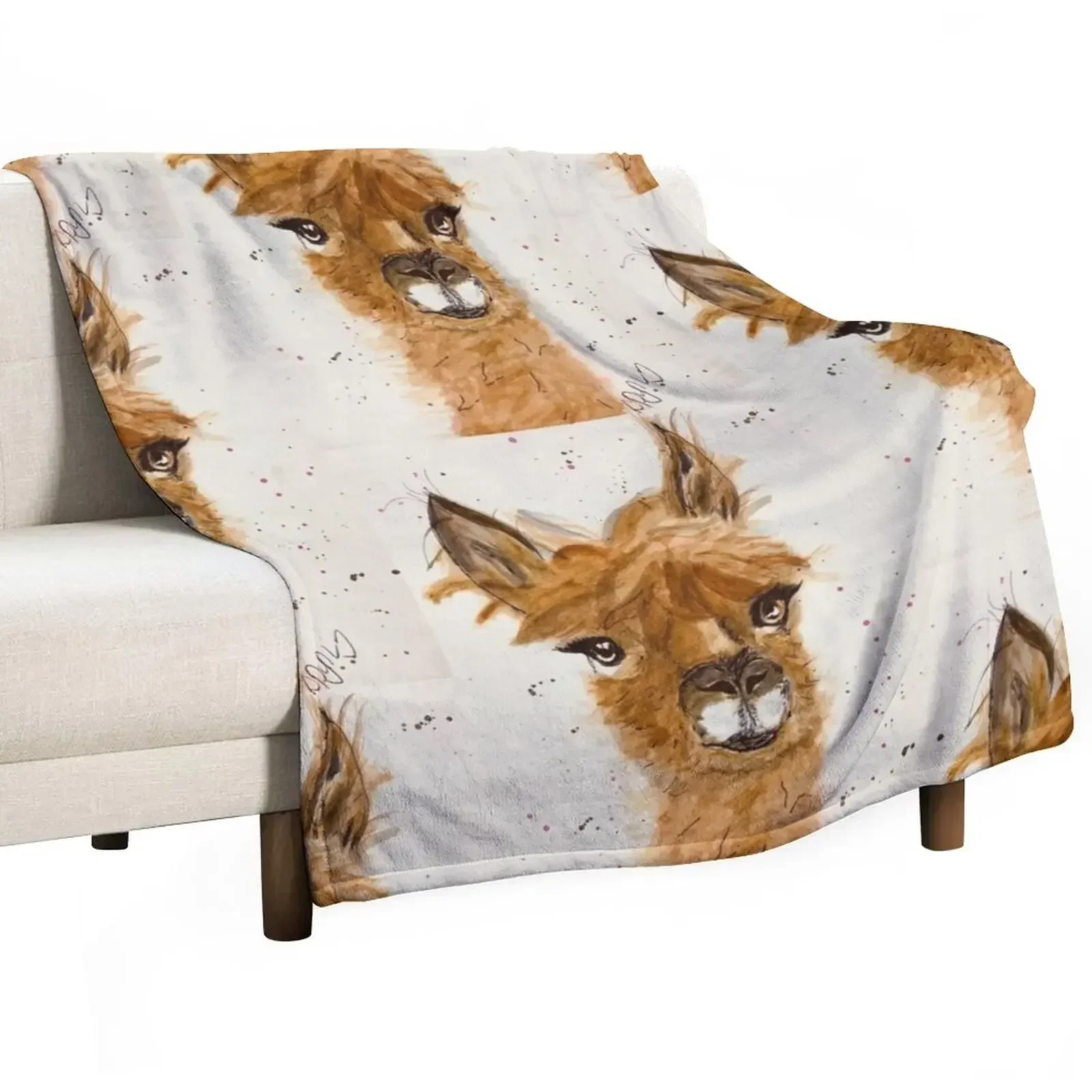 

Joelles alpaca Throw Blanket Decorative Throw Picnic Blankets