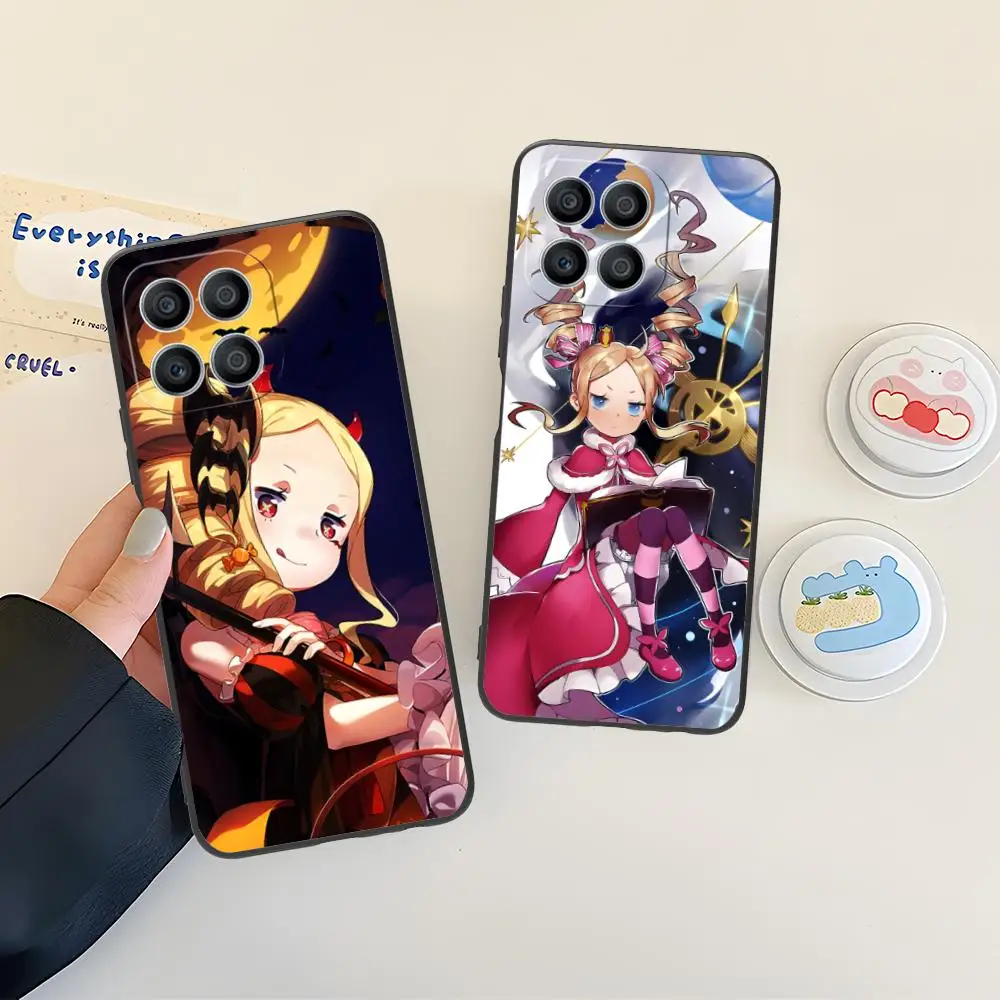 حافظة هاتف محمول ReZero Beatrice لهاتف Honor 90 80 70 60 50 30 20 10 9 8 7 Pro S SE Lite 5G غطاء طباعة ملون غطاء فاخر
