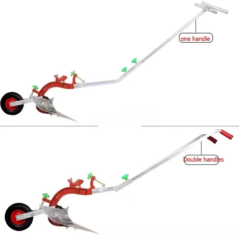 محراث يدوي يدوي - أداة صغيرة لتخفيف التربة لزراعة مزرعة الخضروات في الحديقة