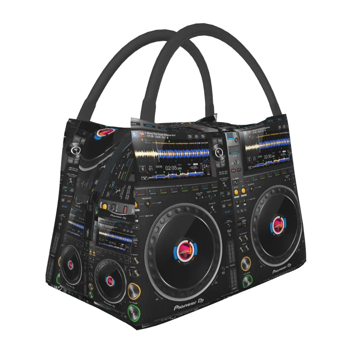 

Pioneer DJ CDJ3000 Multi Format Player Lunch Bags Insulated Bento Box Resuable Lunch Tote Picnic Bags Cooler Thermal Bag