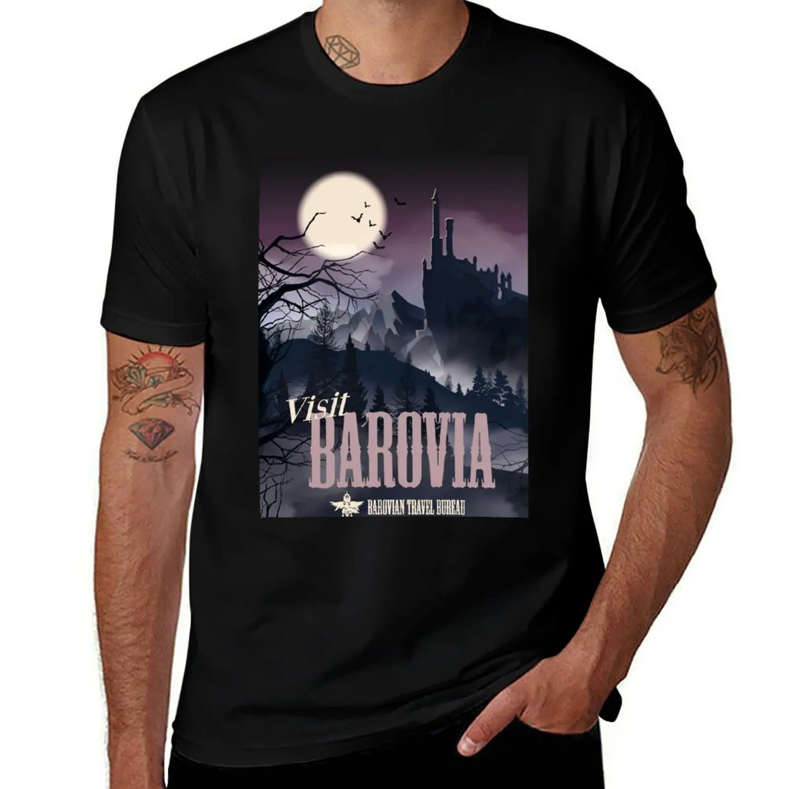 

Visit Barovia T-Shirt Casual Trendy Streetwear Tee Shirt