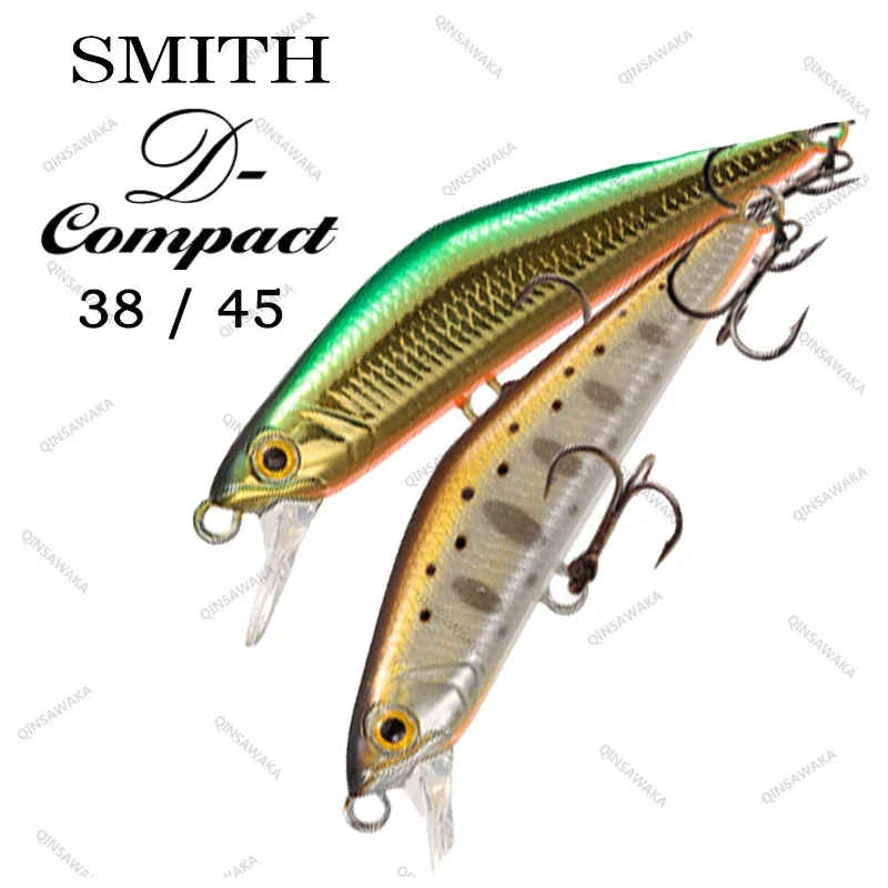 

Сделано в Японии SMITH D-COMPACT 38 мм, 45 мм, приманка для форели Bass, рыбалка, тяжелый погружной гольян в морскую воду