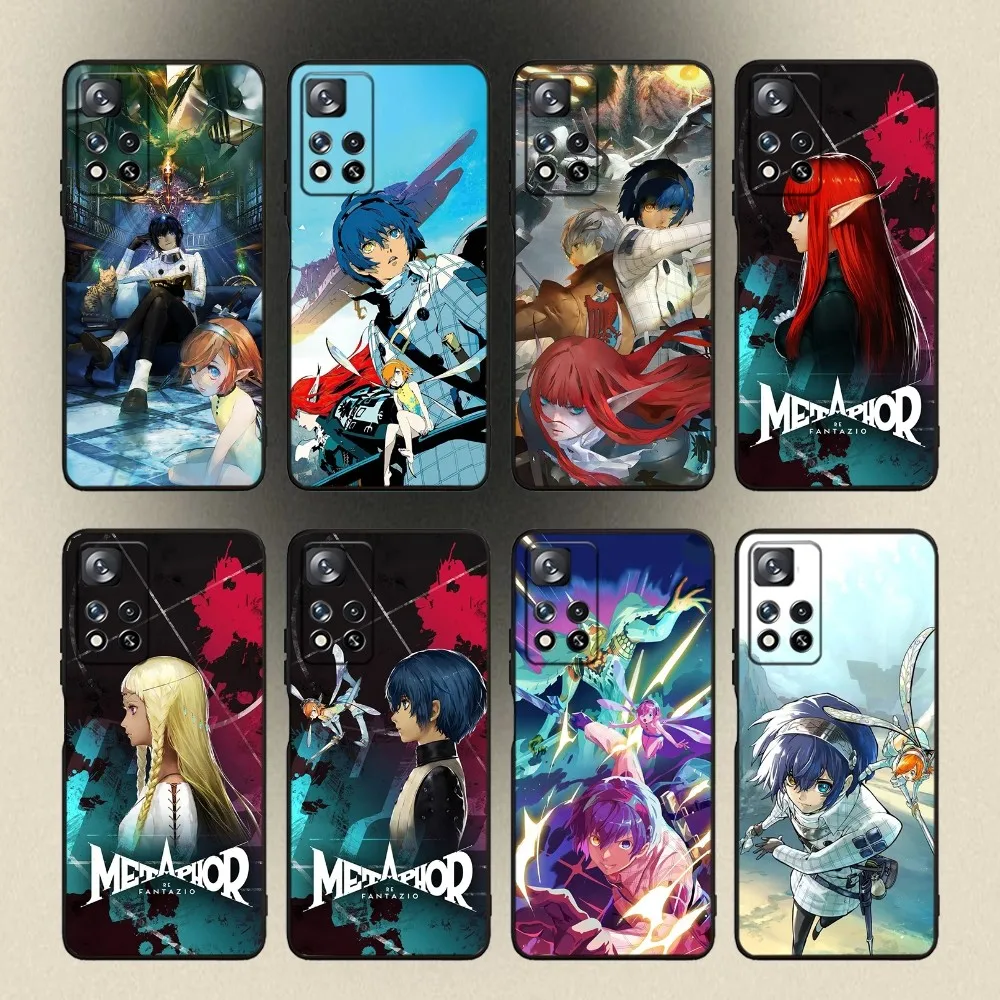 

Game M-MetaphorS RE fantazio Phone Case For Samsung Galaxy A20,A21s,A22,A31,A32,A52,A53,A72,73,A80,A91 Soft Black Cover