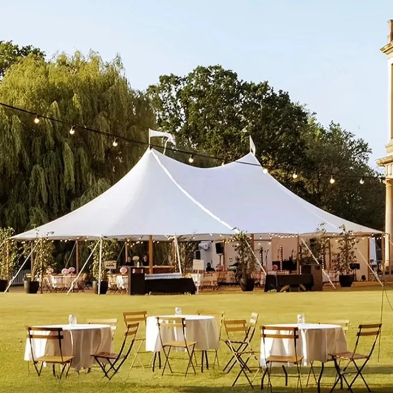 Outdoor Hotel Tent Camping Team Building Pole Party Restaurant Resort Wedding Luxury Tent Hot Sale Wild Luxury Canopy Tent