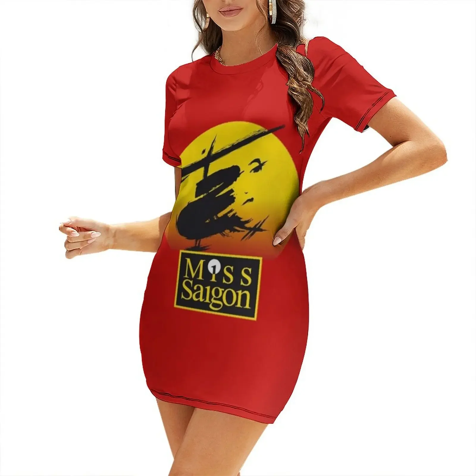 

Miss Saigon Short-Sleeved Dress Woman fashion birthday dresses for women women's summer dresses 2025 summer dresses Dress