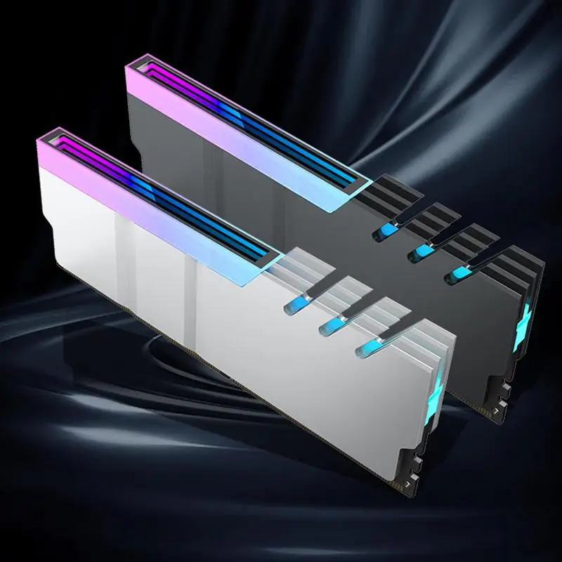 RAM Heat Sinks 5V LED Cooling Vest 3Pin RAM Radiator Aluminum Alloy RAM Cooling Shell Heat Sink For PC Game