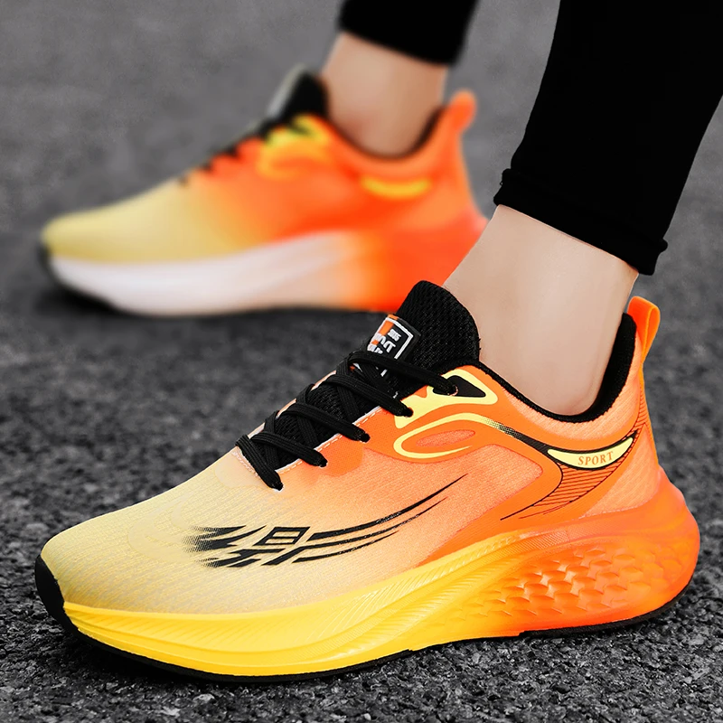 Running Sports Shoes Men Sneakers Mesh Breathable Man Non-slip Jogging Shoes Outdoor Casual Walking Training Shoes Male Footwear