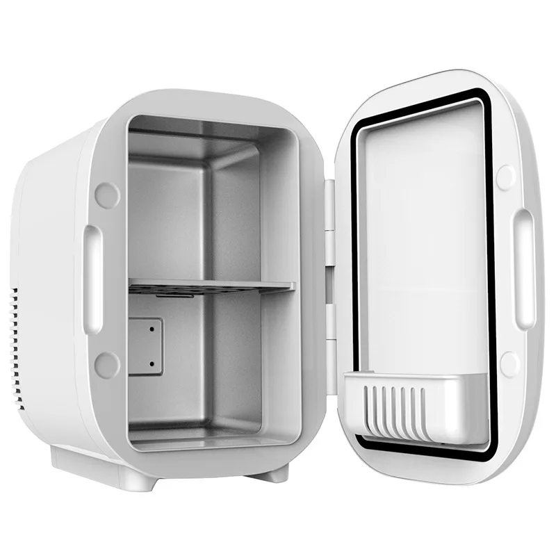 ثلاجة سيارة 6 لتر سيارة عائلية ثنائي الغرض ثلاجة تجميل صغيرة التحكم في درجة الحرارة