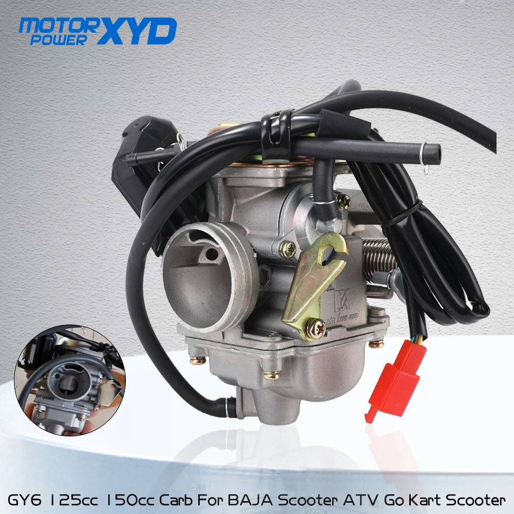 Motorcycle Carburetor Carb GY6 PD24J 110cc 125cc 150cc For Yamaha BAJA Scooter ATV Go Kart Scooter Universal CVK Motorcycle Part