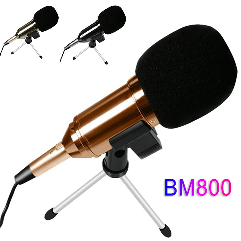 USB bm-800 Kits Professional Cardioid Podcast Studio Microfone PC Computer Mic for Gaming Youtube Recording