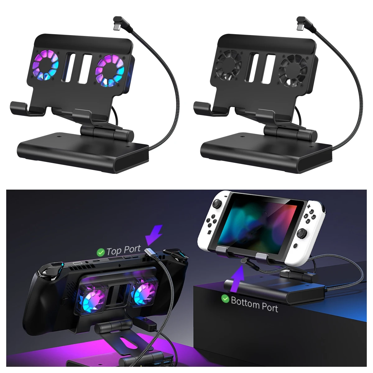 

Docking Station for ROG Ally X for Steam Deck, for MSI Claw, for LEGION Go