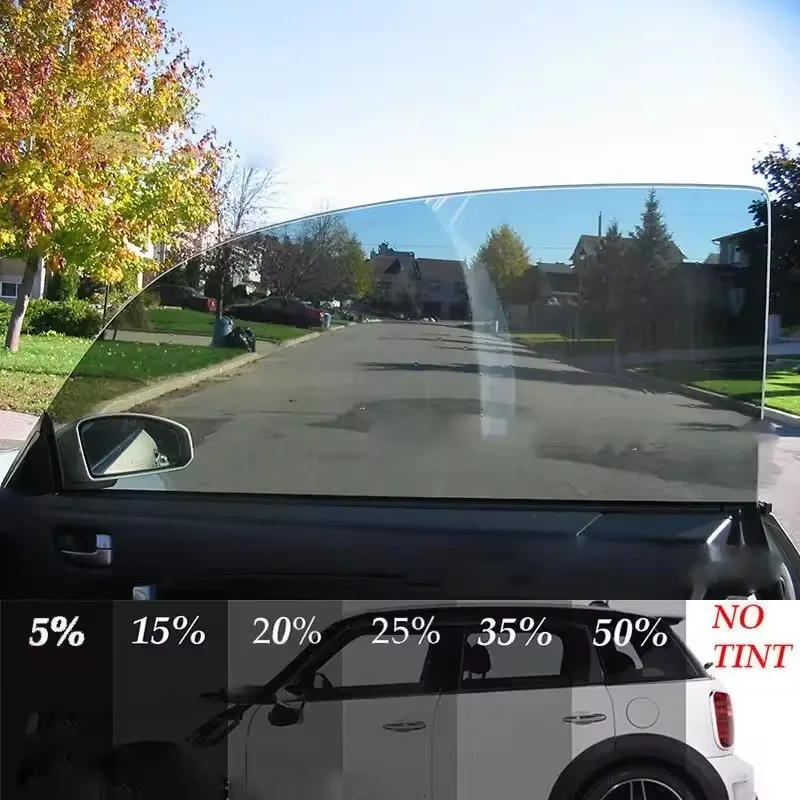 Película opaca para ventana, reflectante de calor UV para el hogar y la Oficina, Protector Solar UV, película parasol de 3M x 50CM, película opaca para carrocería de coche VLT